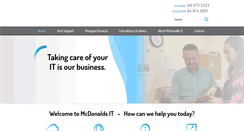 Desktop Screenshot of mcdonaldsit.co.nz